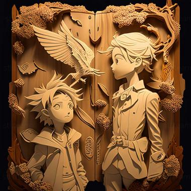 3D model The Promised Neverland Kaiu Shirai Posuka Demizu (STL)